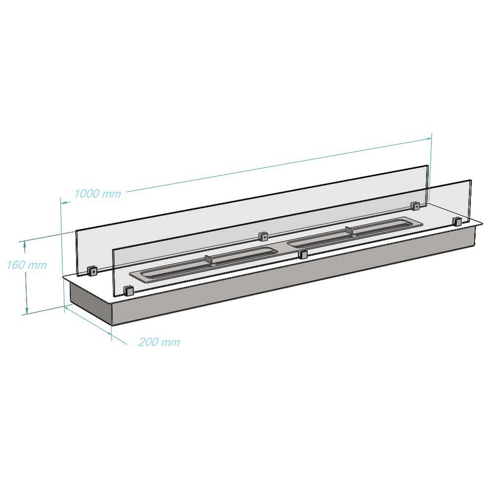 Биокамин Royal Thermo RTBFP-P1000XS Modul Биокамин Royal Thermo RTBFP-P1000XS Modul