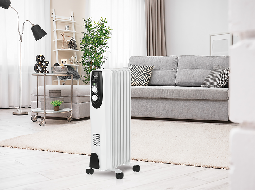 Масляный радиатор Ballu Classic BOH/CL-07WRN 1500 (7 секций)