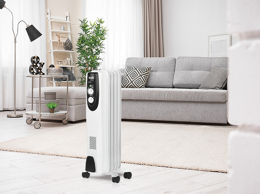 Масляный радиатор Ballu Classic BOH/CL-05WRN 1000 (5 секций)