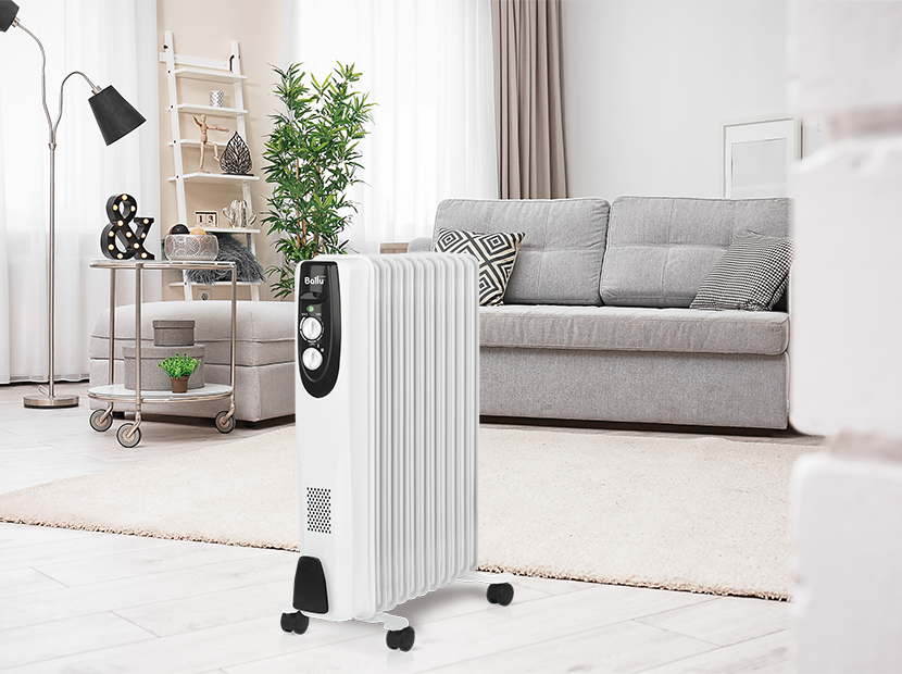 Масляный радиатор Ballu Classic BOH/CL-11WRN 2200 (11 секций)