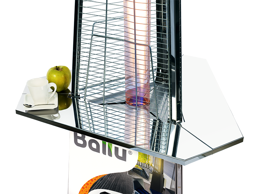 Столик из нержавеющей стали для уличного газового обогревателя, Ballu BOGH-TS Столик из нержавеющей стали для уличного газового обогревателя, Ballu BOGH-TS