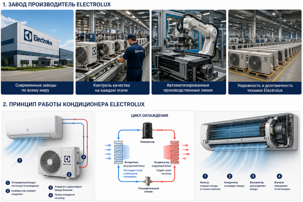 Кондиционеры Electrolux
